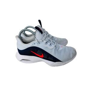 Nike Air Max Volley Tennis Shoes Sneakers CU4275-003 White Black Womens Size 7.5